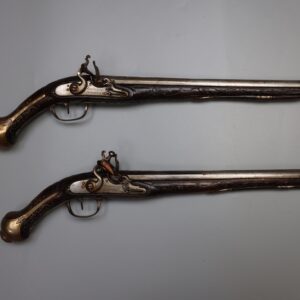 PARA PISTOLETÓW SKAŁKOWYCH WŁOCHY/BRESCIA POCZĄTEK XVIII WIEKU